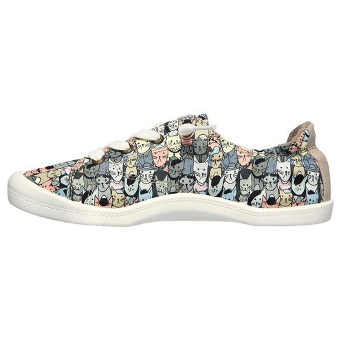Skechers Bobs Women s Beach Bingo Mellow Cats Casual Fashion Sneakers Women s Shop Your Navy Exchange Official Site