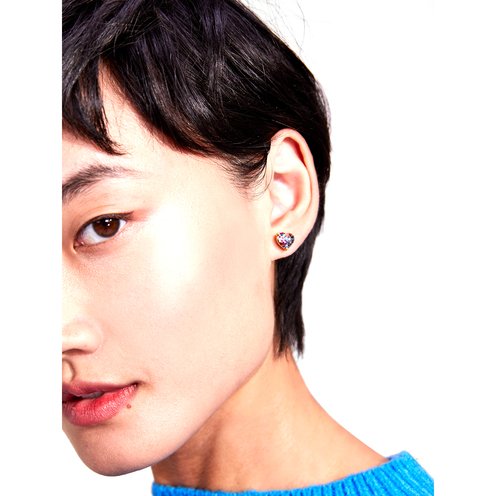 KATE SPADE マイラブ グリッターハート ハギーズ Kate Spade My Love Glitter Heart Huggies | Fashion Earrings