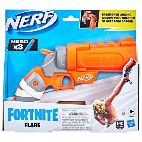 NERF Fortnite Blaster ブルー　ラマセット Amazon.com: Nerf Fortnite Blue Shock Blaster, 10-Dart Clip