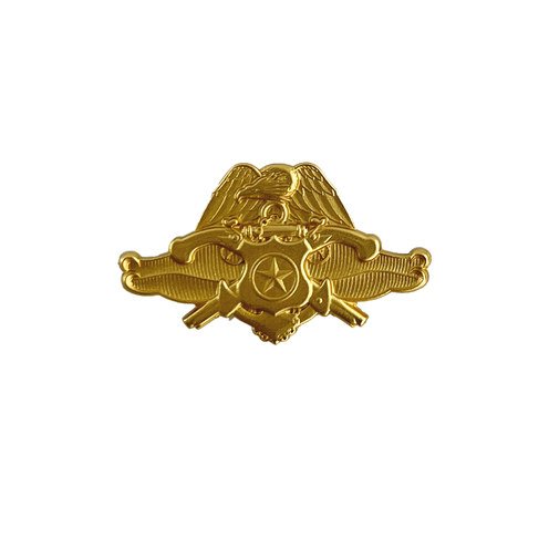 Gold - SECURITY GUARD Pin-On Badge - Galaxy Army Navy