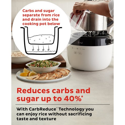 The CarbReduce Technology on our Instant Multigrain Cooker is a great , Cooking  Rice