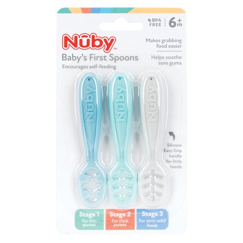 Cucchiaino Svezzamento In Silicone Per Neonati Da 6 Mesi - Sicuro, Ergonomico E Senza BPA - Foto 7