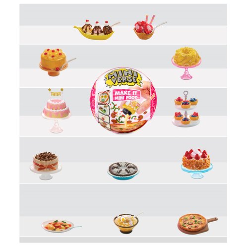  MGA Entertainment Miniverse- Make It Mini: Multi Pack PLUS One  Mini Food Diner Series 2 Capsule Bundle! : Toys & Games