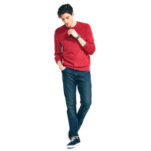 Men's Classic Navy Crew Sweater