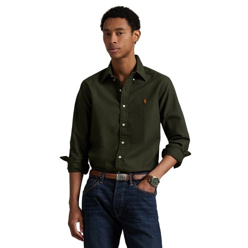 Polo Ralph Lauren Mens Long Sleeve Oxford Classic Shirt | Casual
