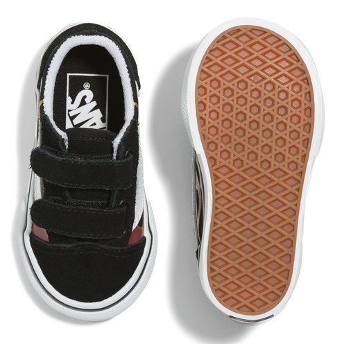 Vans Toddler Boys Old Skool V Metallic Flame Sneaker | Toddler Boys\' Shoes  | Kids\' - Shop Your Navy Exchange - Official Site
