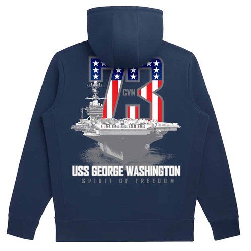 Vanguard Uss George Washington Cvn 73 Adult Hoodie | Military