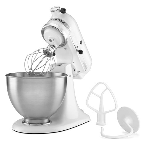 Kitchenaid Classic Series White 4.5-quart Tilt-head Stand Mixer