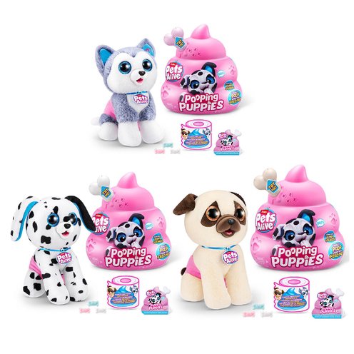 Zuru Pets Alive Pooping Puppies Surprise Plush Stuffed Plush