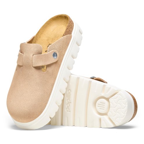 Papillio By Birkenstock Women's Boston Chunky Suede Clog