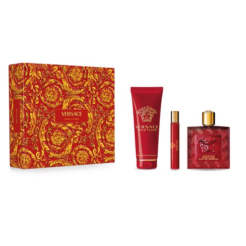 Versace Eros Flame 3-piece Gift Set | Cologne Sets | Beauty - Shop