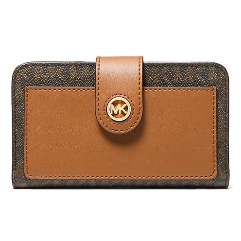 Michael Kors Charm Medium Tab Pocket Bifold Wallet | Wallets