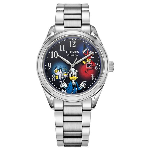 Disney Donald Duck 腕時計　電池切れ Citizen Men's Eco-drive Disney Feisty Donald Duck 90th Anniversary