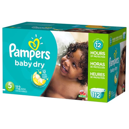 baby dry pampers 5