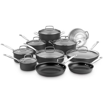 Cuisinart Chef's Classic 17-Piece Hard Anodized Cookware Set