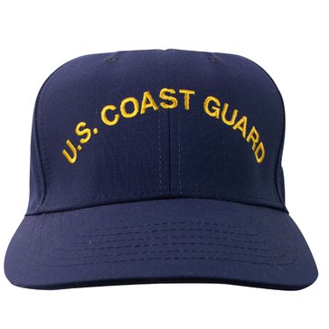 USCG Ball Cap With Gold USCG Emblem