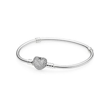 Pandora CZ Pave Heart Bracelet