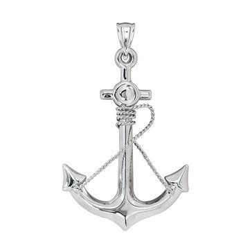 Sterling Silver Large Anchor Charm
