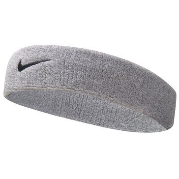 Nike Men's Swoosh Headband In Grey Heather