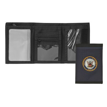 Mercury Tactical Gear USN Seal Tri-Fold Wallet-Navy Blue