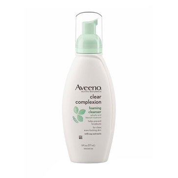 Aveeno Clear Complextion Foaming Face Wash, 6oz