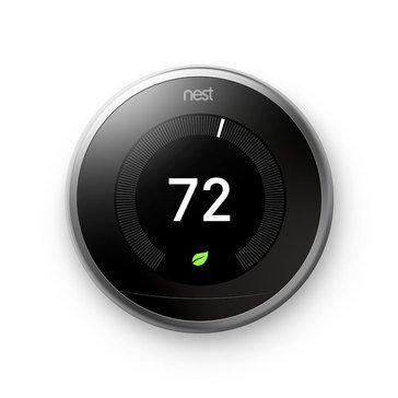 Nest Learning Thermostat - 3rd Generation - Stainless Steel (T3007ES)