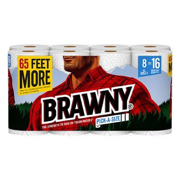Brawny Extra Large Paper Towels 8ct