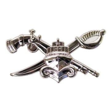 Warfare Badge Full Size SWCC BASIC  Mirror Finish Silver