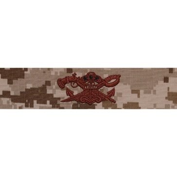 NWU Type-II Desert Warfare Badge SWCC Surface Warfare Combat Crew Master