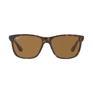 Ray-Ban Men's Light Havana/Brown Polarized Sunglasses