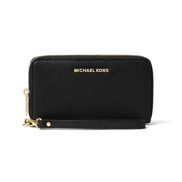 Michael Kors Mercer Large Flat Multi Function Case Black