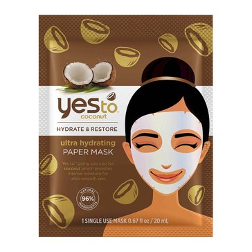 Yes To Coconut Paper Mask Single Pack