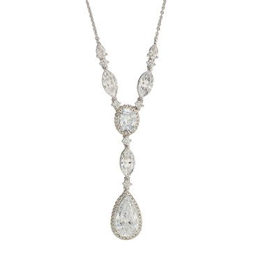 AVA Nadri Pear Y Necklace