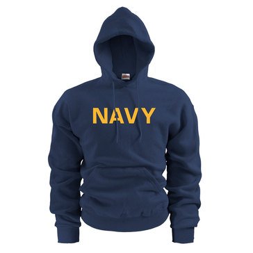 Soffe Men's Navy Fleece Crew Hoodie Navy 3XL