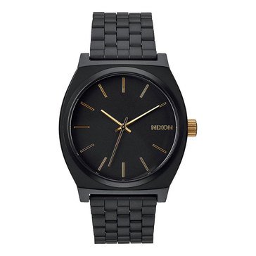 Nixon Unisex Time Teller Stainless Steel Matte Gold Gold Watch