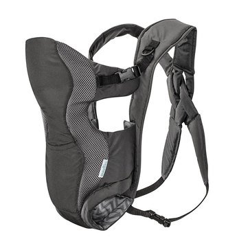 Evenflo Breathable Soft Baby Carrier - Grey Chevron