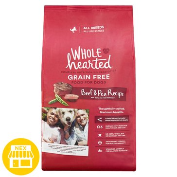 WholeHearted All Life Stages Dog Food - Grain Free, Beef & Pea, 6 lbs.