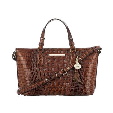 Brahmin Mini Asher Satchel Pecan Melbourne