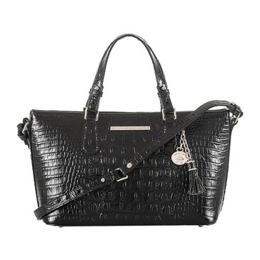 Brahmin Mini Asher Satchel Black Melbourne