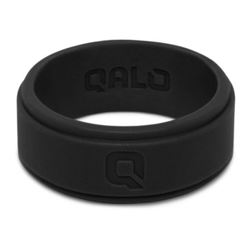 Qalo Men's Flat Step Q2X Band, Black