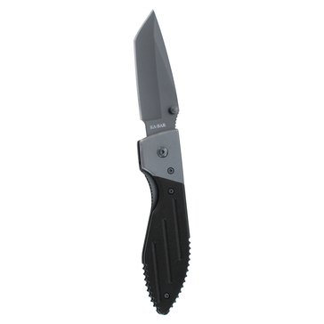 Ka-Bar Warthog Folder Knife with Tanto Straight Blade - Gun Metal, Black Handle