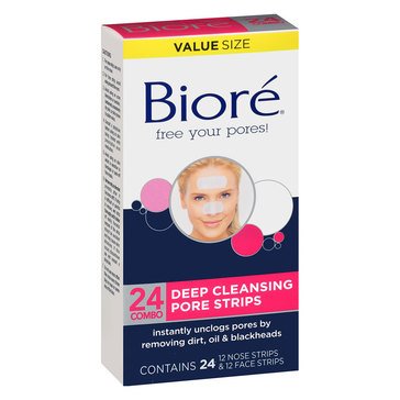 Bioré Deep Cleansing Pore Strips Combo, 24ct