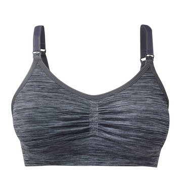 Lamaze Women's Seamless Comfort Nursing Bra in Charcoal