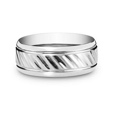 Men's 8mm Titanium Wedding Band