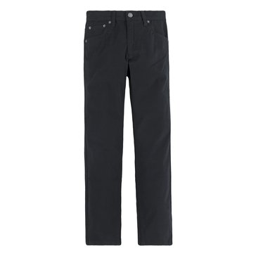 Levi's Big Boys' 511 Sueded Pants Black