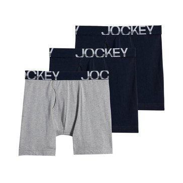 Jockey Men's ActiveStretch Midway Boxer Briefs