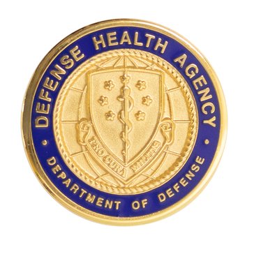 Lapel Pin Button DOD Health Agency PRO CURA