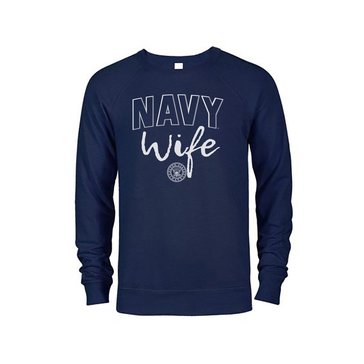Navy Pride Women's Navy Wife French Terry Sweatshirt