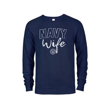 Soffe Women's Navy Wife French Terry Sweatshirt