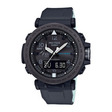 Casio Men's ProTrek AD Silicone Band Watch